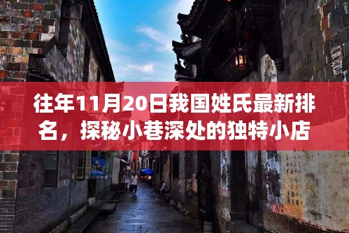 往年11月20日中國(guó)姓氏最新排名,小巷深處的獨(dú)特小店背后的故事探秘