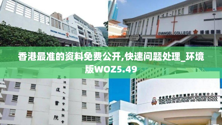 香港最準的資料免費公開,快速問題處理_環境版WOZ5.49