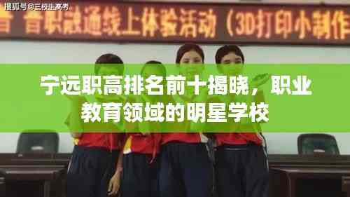 寧遠職高排名前十揭曉,職業教育領域的明星學校